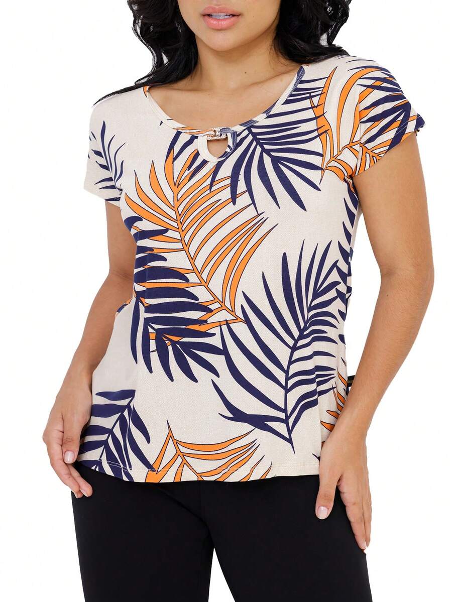 Blusa Manga Japonesa/ Visco lycra M G GG - Laranja - Visão 1