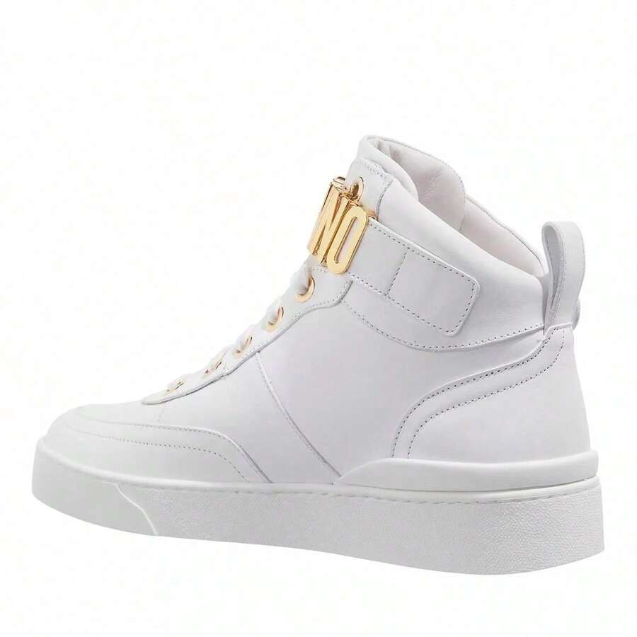 Moschino Sneaker White High-Top Sneaker - White - View 1