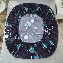 Digital Printed Elastic Polyester Fitted Sheet Three-Piece Set (1 Mattress Cover And 2 Pillowcases) - Alien Space - View 10