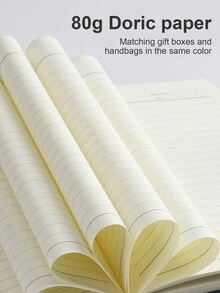 3pcs/Set A5 Notebook Set Business Office Gift Set With Notebook, Pen, And Gift Box - Grey - View 4