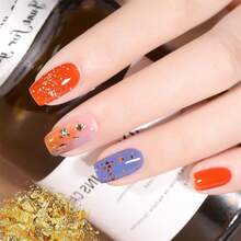 4 件裝金屬箔膠帶鑷子和 3 件箔紙(金/銅/銀)適用於美甲/化妝/繪畫/diy 工藝品和家居裝飾 - 彩色 - 查看 5