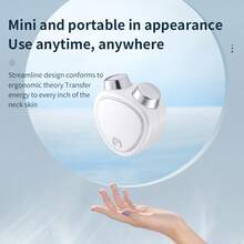 Microcurrent Beauty Device Portable Travel Charging Massager Usb Portable Double-wheel Massager - Pink - View 5