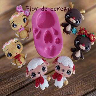 MOLDE DE SILICONA DE CORAZÓN MULTIFUNCIONAL