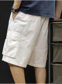 Men Shorts - 白色 - 查看 1
