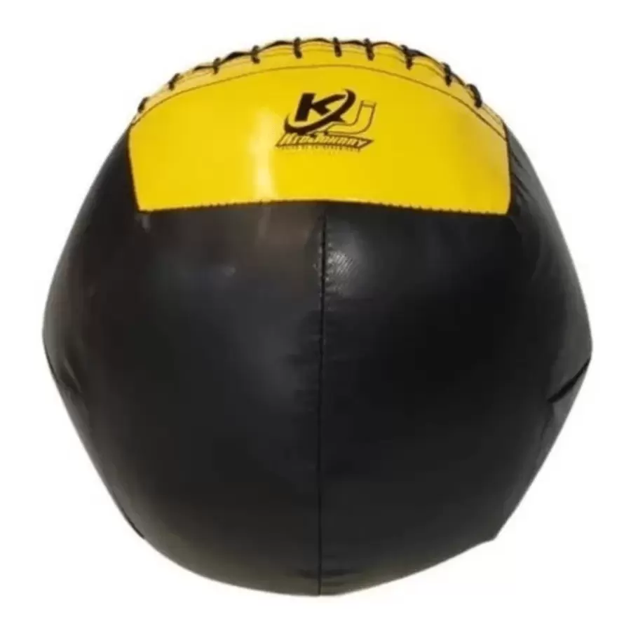 Balon Medicinal 10lb Crossfit Ejercicio Gym Bola Con Peso - Amarillo - Ver 1