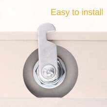 Office Drawer Lock, File Cabinet Lock, Iron Cabinet Lock, Wardrobe Lock, Mailbox Eccentric Cam Lock, Single Keyway-black, Keyed Alike-16mm - Black - View 6