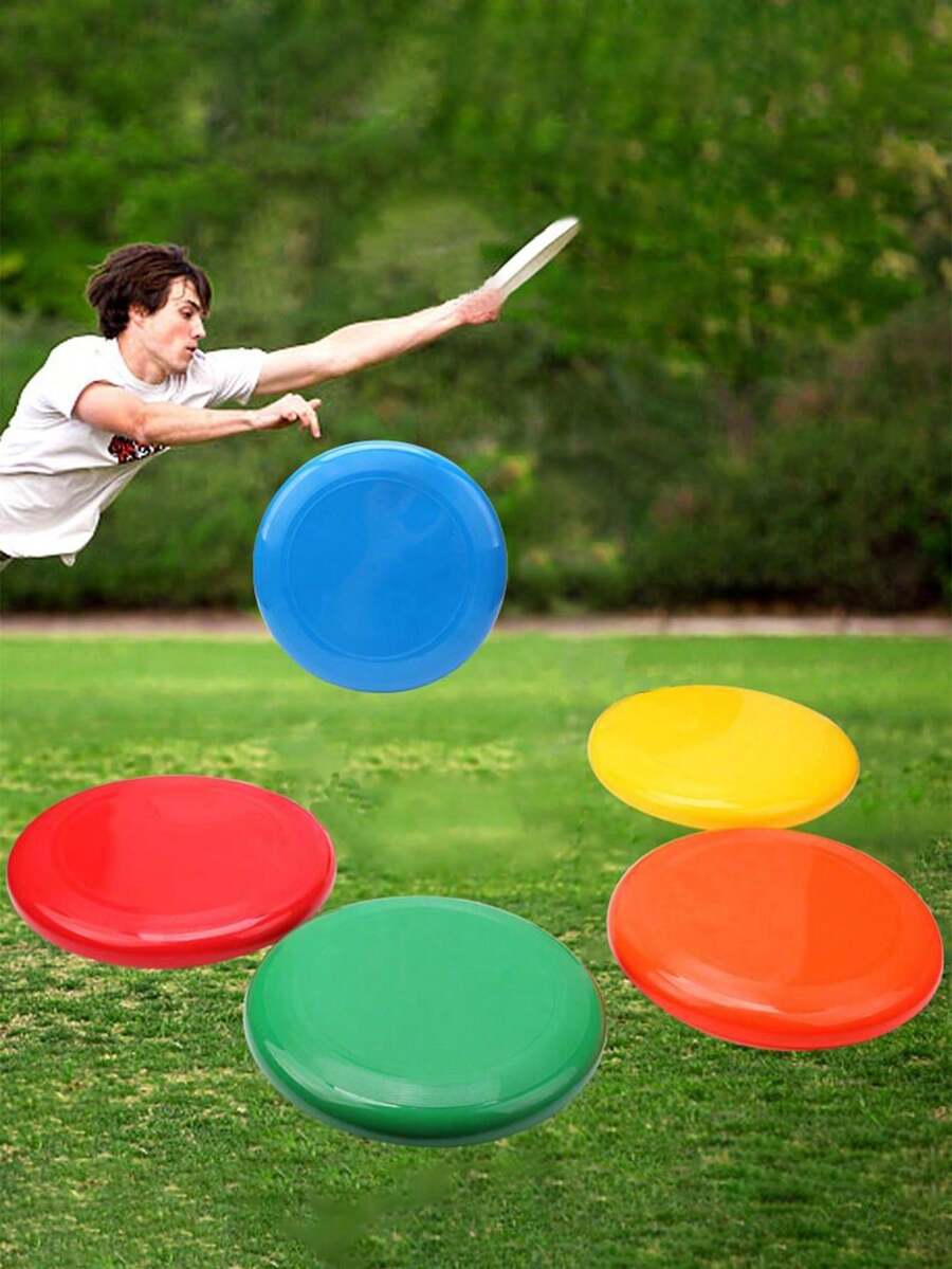 Disco Volador Interactivo Grande De 27 Cm Para Playa De Arena Al Aire Libre Para Adultos, Juego De Deportes Extremos - Azul - Ver 1