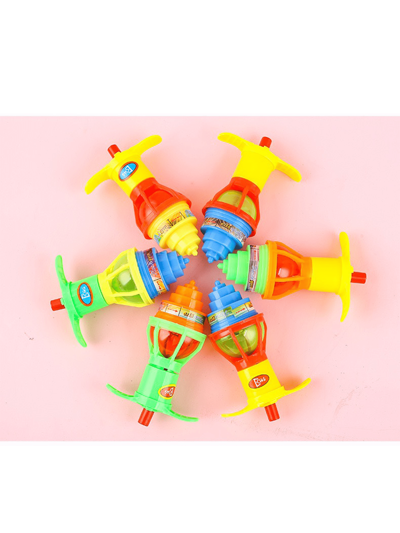 Glowing Spinning Top With String Launcher, Pressure Relief Toy Prize