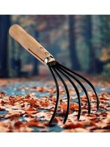 米色爪耙 5.5*3.9*4.5 英寸园艺工具 - /镰刀是除草和耕作的理想工具。刀片非常锋利，米色爪耙，园艺工具，园艺工具 - 米色 - 查看 4