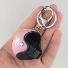 XIANG YU 1入組可愛星形機車頭盔鑰匙扣,可戴在娃娃上或作背包裝飾 - 彩色 - 查看 5