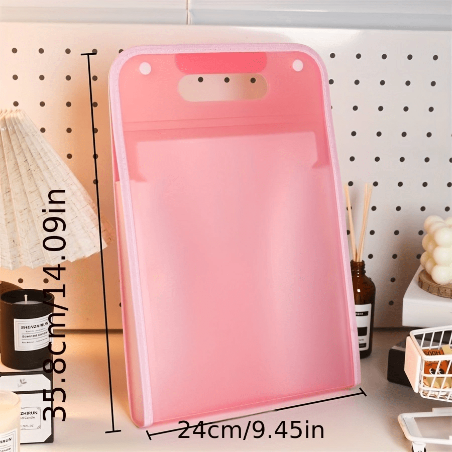 Accordion File Folder A4 Exam Papers Bag Portable Handheld Multiple ...