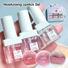 冰透唇油保濕補水淡化唇紋防止乾裂鏡面唇蜜三裝 - 彩色 - 查看 2