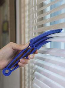 1件装百叶窗清洁刷空调出风口清洁刷家用清洁刷盲点缝隙清洁刷，园林工具 - 藍色 - 查看 1