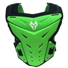 機車盔甲背心,越野摩托車防護背心衣,越野摩托車防護背心背部胸部保護裝置 - 綠色 - 查看 13