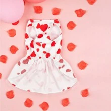 Ngày lễ tình nhân Trang phục cho thú cưng - Tim Mô hình Quần áo cho chó Mèo Trang phục Với Bowknot - màu đen - Xem 9