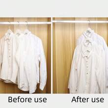 5 件裝衣架連接鉤適用於衣櫃整理器,節省空間,重型,多功能,非常適合宿舍衣櫃,衣帽鉤 - 白色 - 查看 5