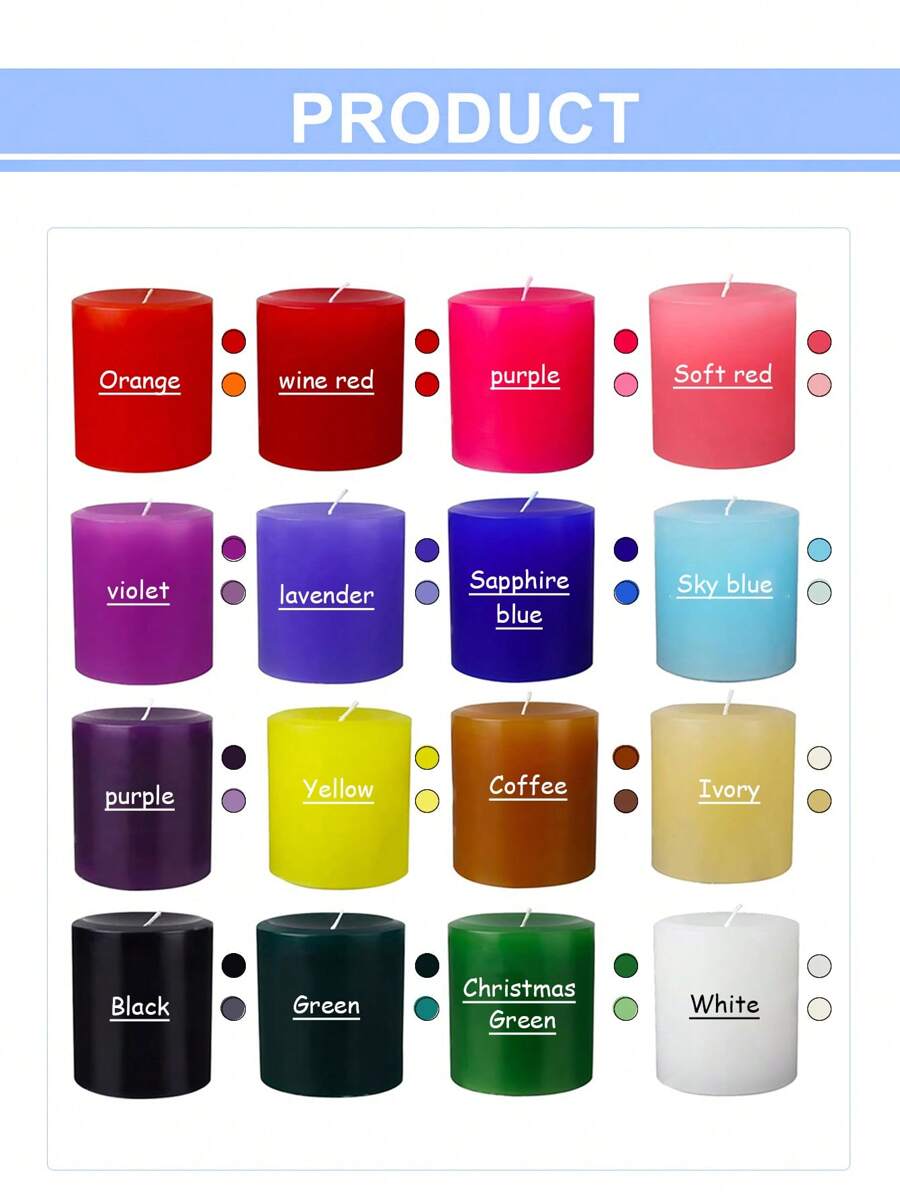 Candle Dye, 16 Colors Candle Dye For Candle Making, Colorful Candle Dye