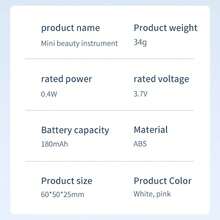 Microcurrent Beauty Device Portable Travel Charging Massager Usb Portable Double-wheel Massager - Pink - View 10