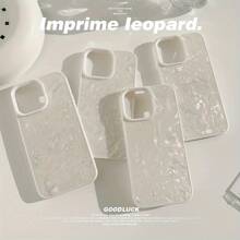 Shiny Stick-On Seashell Patterned Phone Case Compatible With IPhone 11/12/13/14/15 Pro Max Plus