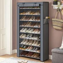 Zapatero de Tela de 10 Niveles URXJ36G - Gris - Ver 6