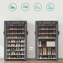 Zapatero de Tela de 10 Niveles URXJ36G - Gris - Ver 2