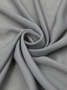 1 件灰色裝潢半透明天鵝絨窗簾,簡約風格窗簾,適合客廳、臥室、窗戶、門 - 深灰色 - 查看 7