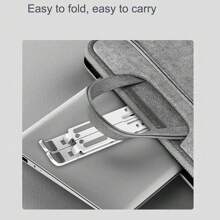 Foldable Laptop Stand Adjustable Notebook Stand Portable Laptop Holder Tablet Stand Computer Support laptop expansion bracket - White - View 3