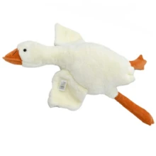 PELUCHE DE GANSO DE 70CM-85CM TEXTURA SUAVE EXCELENTE PARA REGALOS - Blanco - Ver 2