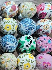 1入組花卉印花別針插入袋，現代無紡布家居隨機別針插入袋 - 彩色 - 查看 6
