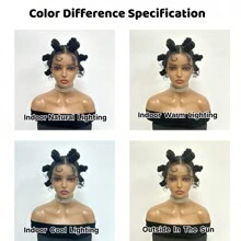 Wholesale Transparent Lace Synthetic Braided Wigs Hair Hd 360 Full Lace Braided Wigs For Women - Black - View 8