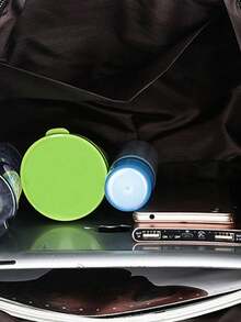 女式方格紋肩背皮質手提包,頂部手柄斜背包大容量托特包時尚戶外旅行包,日常通勤包媽媽的假日禮物,復古手提筆記本電腦包通勤和外出 - 綠色 - 查看 6