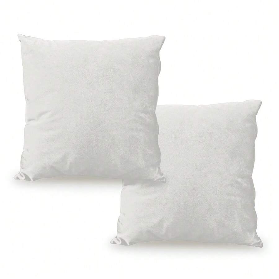 Kit 02 Capas de Almofadas Suede 40x40 Varias Cores - Branco - Visão 1