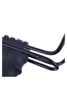 Outdoor Hunting Slingshot Rubber Slingshot High Elastic Latex Tube Elastic Band Adjustable Wrist Support Slingshot Shooting Outdoor Competitive Slingshot - Black - View 5