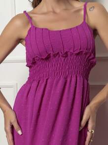 Women Dresses - 中紫紅色 - 查看 5