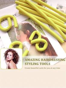 10pcs Soft Foam Flexible Curling Iron Non-Thermal Magic Curling Iron Roller Curling Tool Set Has 7 Different Sizes For You To Choose From ,Hair Styling Tools