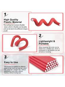 10pcs Soft Foam Flexible Curling Iron Non-Thermal Magic Curling Iron Roller Curling Tool Set Has 7 Different Sizes For You To Choose From ,Hair Styling Tools