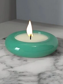 圓形混凝土蠟燭容器模具矽膠收納盒環氧樹脂模具,可用於diy製作蠟燭,水泥,黏土,石膏模型 - 白色矽膠模具 - 查看 6