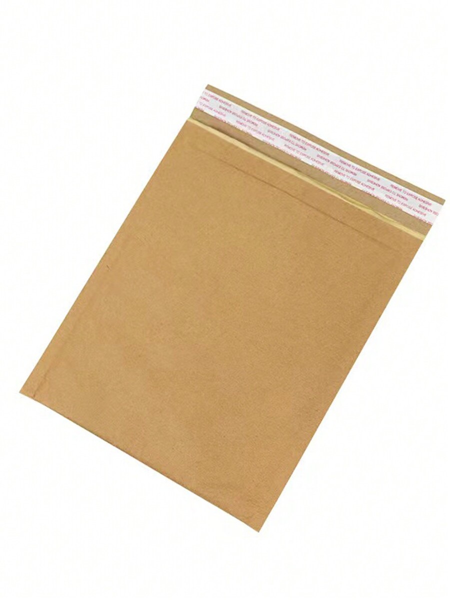 1pc Kraft Paper & Paper Express Packaging Bag With Cushioning