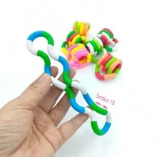 1 件全新抗壓力玩具 Twisty 成人減壓玩具,非常適合減壓、玩樂、生日派對禮物 - 彩色 - 查看 4