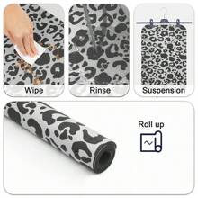 寵物墊吸水貓狗食物墊防滑易於清潔狗墊 - 淺灰色 - 查看 4