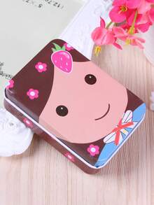 1個卡通半島形明信片錫盒,適用於珠寶髮夾收納 - 女孩 - 查看 1