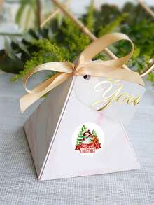 1 Roll Of Festive Christmas Decoration Graffiti Stickers Birthday Party Gift Envelope Sealing Stickers Party Baking Decoration Children'S Reward Stickers Praise Stickers - Multicolor - View 2