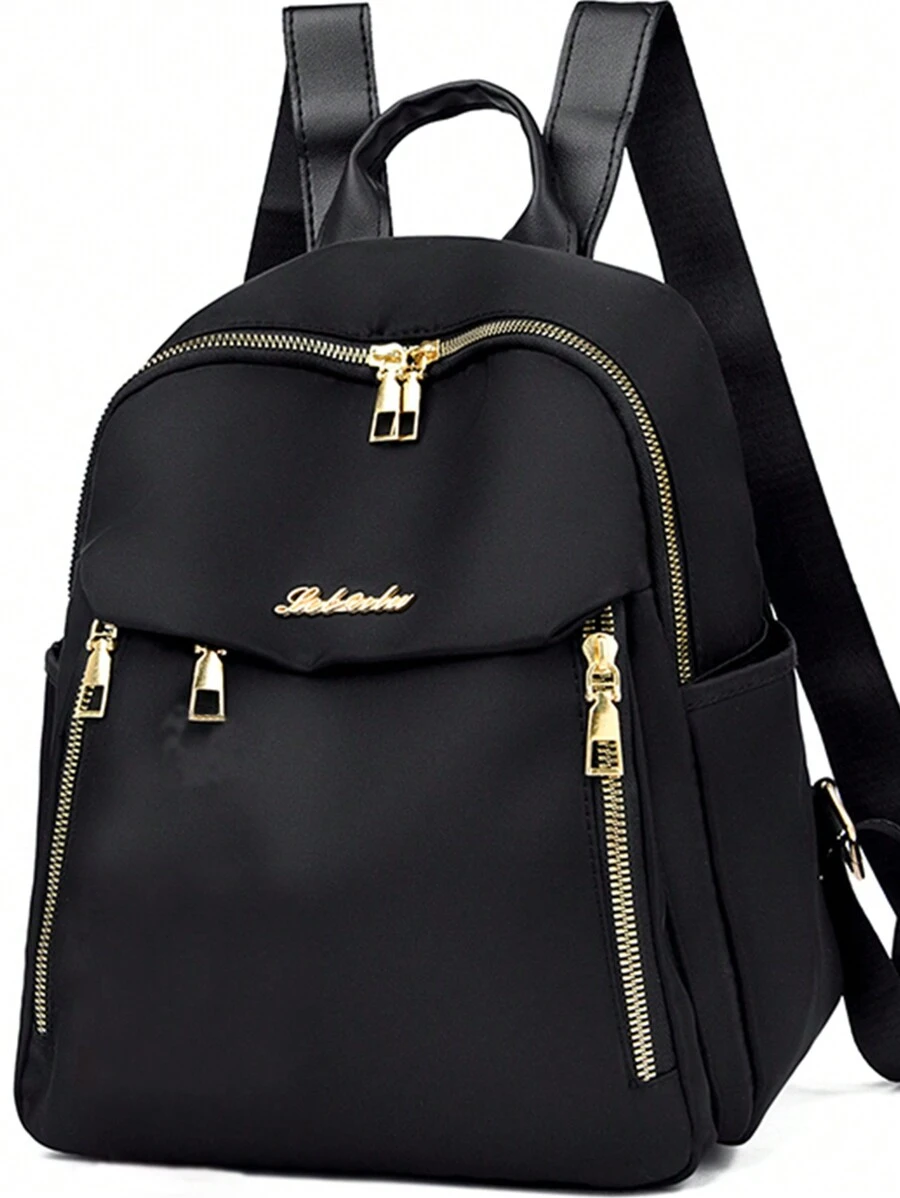 2025新款韩版多功能时尚牛津布旅行包 - 休闲风格，大容量旅行包 - 黑色 - 查看 1