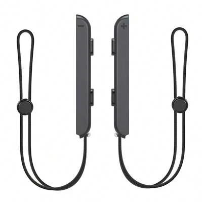 Bk-Ns002 1 par svart plast vänster & höger handtag handtag handledsrem Kompatibel med switch/switch Oled Controller