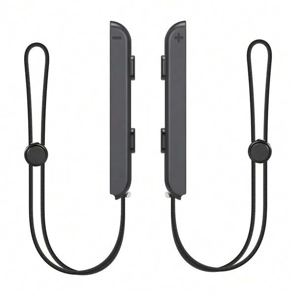 1 paire de sangles de poignet pour manettes de jeu gauche et droite en plastique noir compatibles avec la Switch/Switch OLED