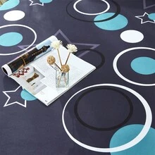 Digital Printed Elastic Polyester Fitted Sheet Three-Piece Set (1 Mattress Cover And 2 Pillowcases) - Alien Space - View 8