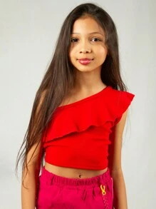 Young Girls Tank Tops & Camis - 紅色 - 查看 2