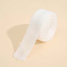 1m Diy 聚酯自黏捲邊帶,縮短褲長和訂製捲邊帶,男女通用 - 白色 - 查看 10