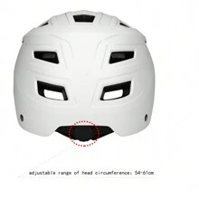 Bike Helmet For Men Women Mountain & Road Bicycle Helmets Adjustable Size Adult Cycling Helmets - White - View 4