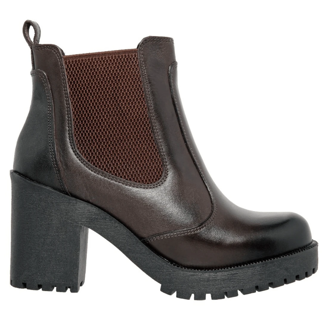 Women Ankle Boots & Booties - Cà phê nâu - Xem 1